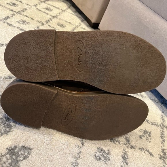 Clarks Bushacre 2 Desert Boots Chukkah Brown Leather Boots Size 8 - Picture 3 of 7